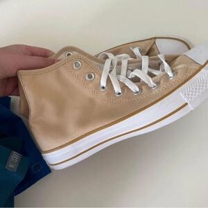 Converse Beige High-Top Sneakers